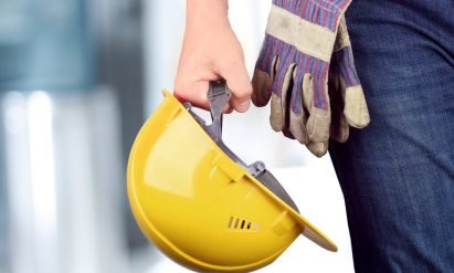 Field service engineer on site